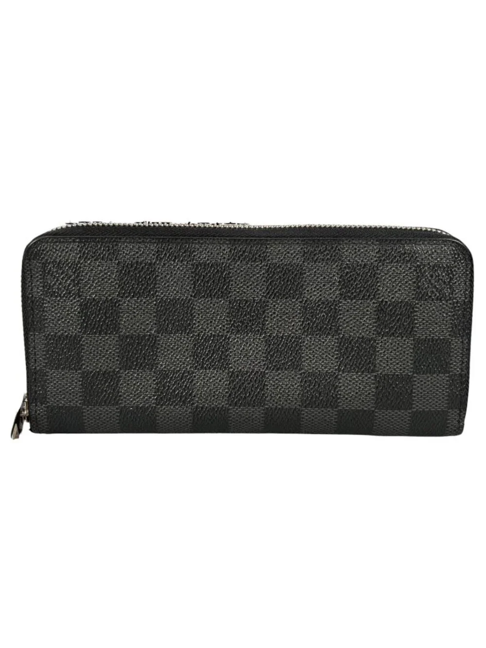 Louis Vuitton Zippy Wallet Verdical Damier Canvas Black